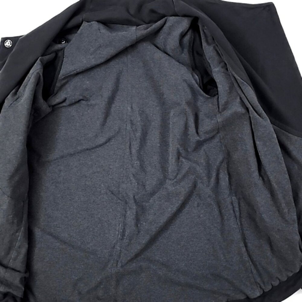 Lululemon That's A Wrap Black Stretch French Terry Cardigan 8 - Picture 13 of 16